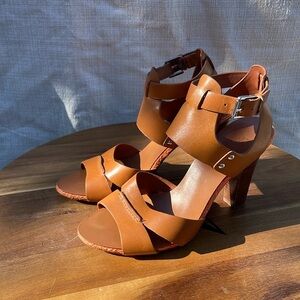 Lauren Ralph Lauren Women’s Sandal Leather Tan Size 7.5